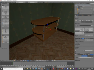 the old soviet table 3D Model