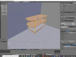 the old soviet table 3D Model
