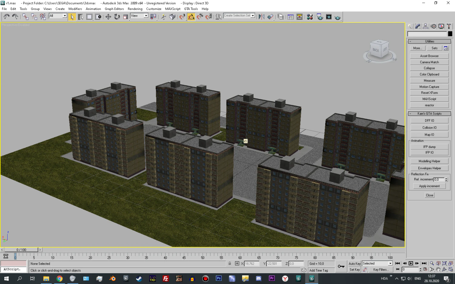 road for gta sa 3D Model .c4d .max .obj .3ds .fbx .stl .blend 