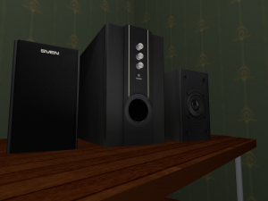 speaker sven sps-820 3D Model