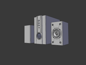 speaker sven sps-820 Modèle 3D