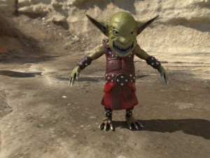 four goblins game-ready and animation-ready 3D Модель