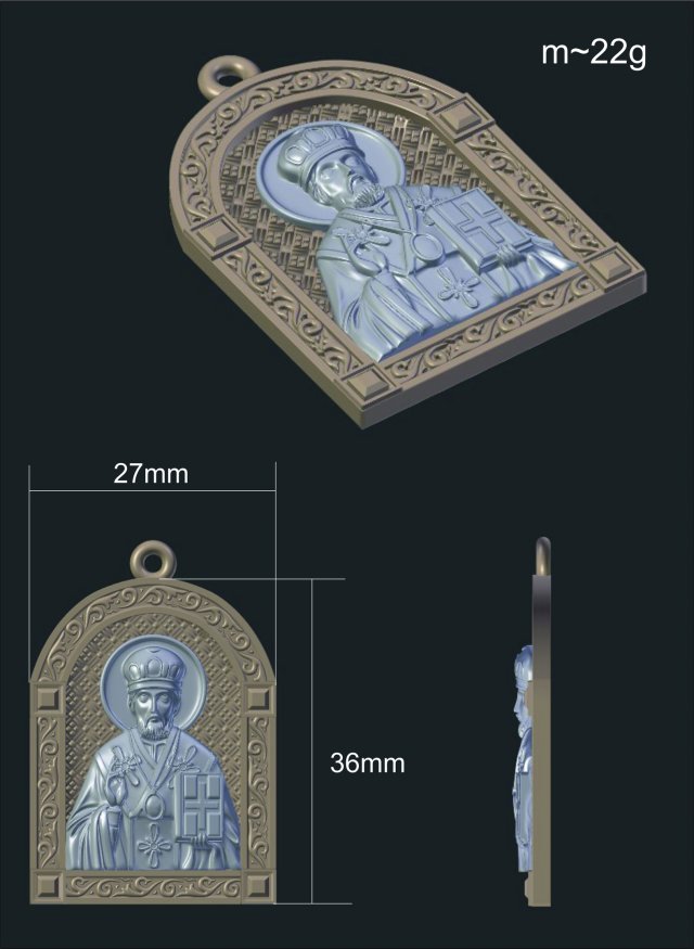 icon nikolay 3D-Modell .c4d .max .obj .3ds .fbx .stl .blend 