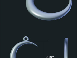crescent 3D Model