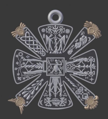 slavic amulet Modelo 3D .c4d .max .obj .3ds .fbx .stl .blend 