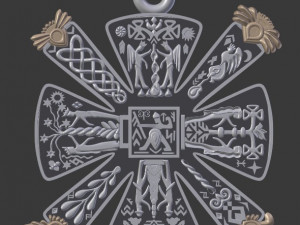 slavic amulet 3D Model