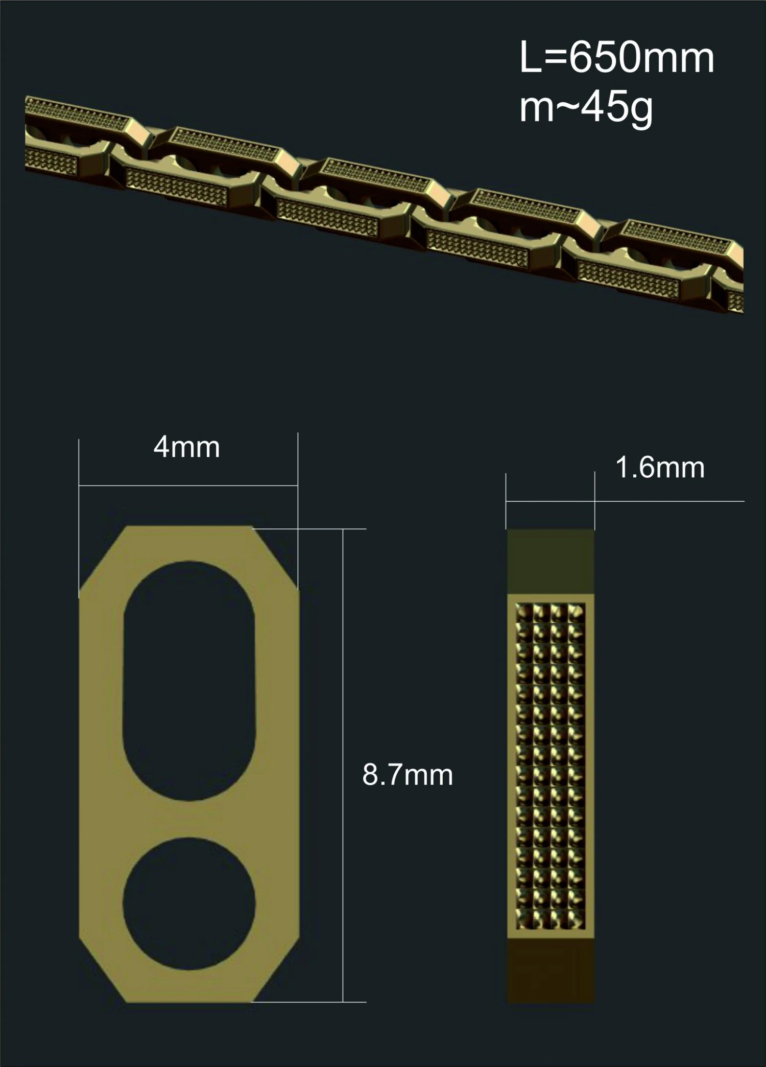 chain 3D Model .c4d .max .obj .3ds .fbx .stl .blend