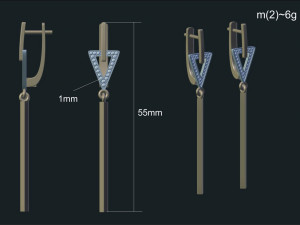 earrings 3D Model