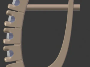 brincos de diamante Modelo 3D