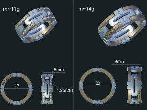 bulgari rings 3D Model