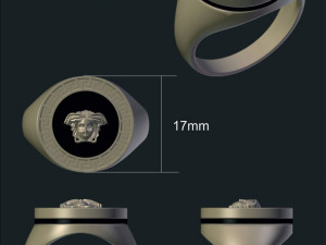 versace ring 3Dモデル