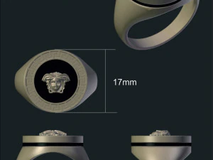 anel versace Modelo 3D