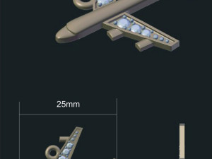 plane pendant 3D 모델