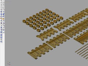 cart bracelet replica 3Dモデル