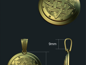 slavic pendant 3D Model