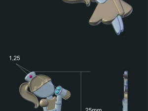 enfermeira joia Modelo 3D