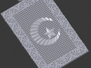 मुस्लिम पेंडेंट 3D मॉडल