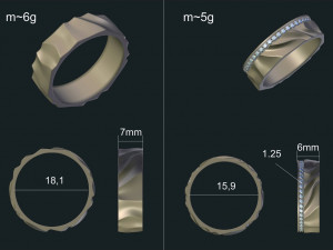Wedding rings 3D Модель