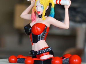 harley quinn Model Cetak 3D