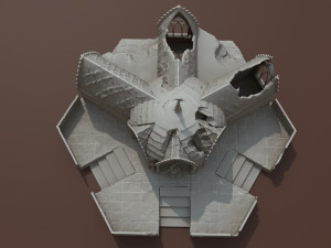gothic ruin 3D Принт Модель