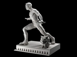 dare devil 3D Print Model