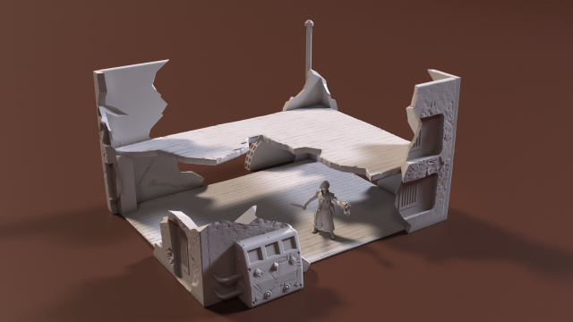 scenery for wargames Model do druku 3D .c4d .max .obj .3ds .fbx .stl .blend 