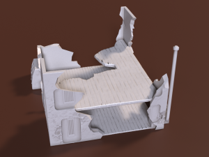 scenery for wargames Model do druku 3D