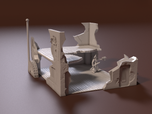 scenery for wargames Model do druku 3D