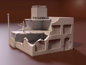 scenery for wargames 3D Print Model