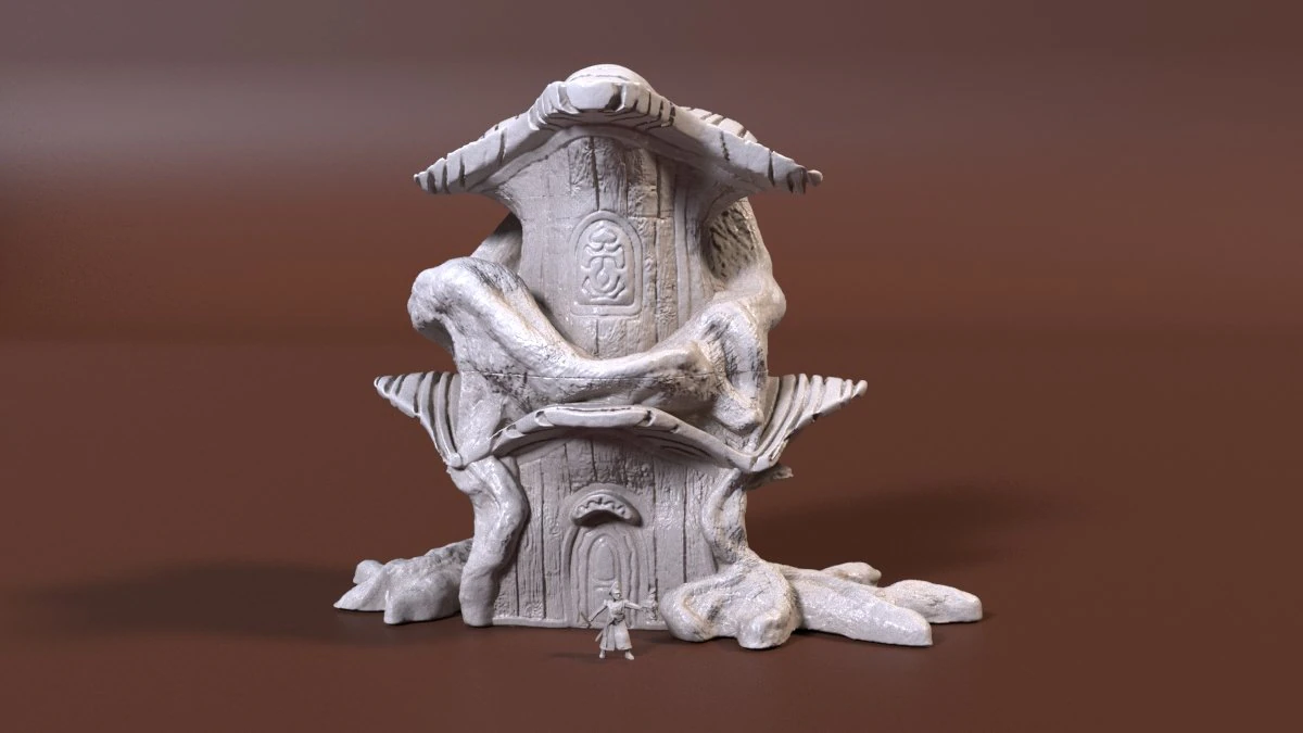 fantasy scenary 3D Print Model .c4d .max .obj .3ds .fbx .stl .blend
