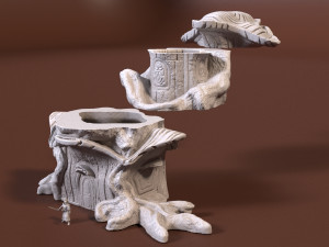fantasy scenary Model Cetak 3D