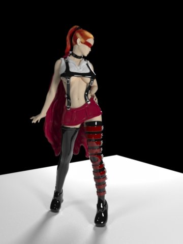 super red riding hood 3D Принт Модель .c4d .max .obj .3ds .fbx .stl .blend 