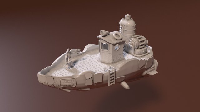 starship Modello di stampa 3D .c4d .max .obj .3ds .fbx .stl .blend 