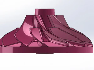 impeller 3d printed model 3D Print Model