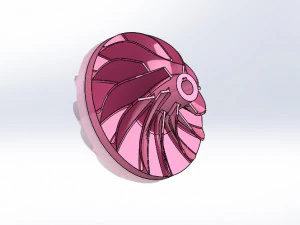impeller 3d printed model 3D Print Model