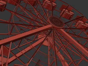 ferris wheel animated 3D Модель