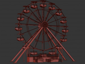 ferris wheel animated 3D Модель