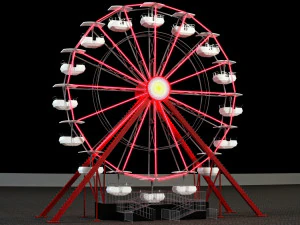 ferris wheel animated 3D Model