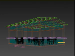 ponto de &ocirc;nibus Modelo 3D