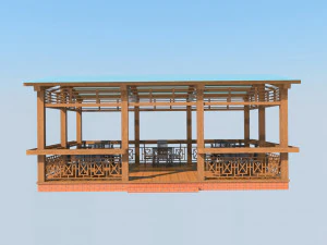 ponto de &ocirc;nibus Modelo 3D