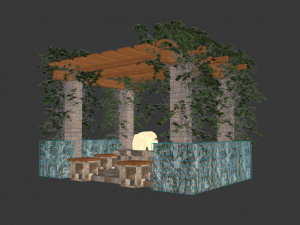 pergola canopy 3D Model