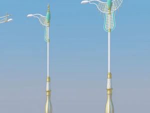 Ilumina&ccedil;&atilde;o rodovi&aacute;ria 5 modelos Modelo 3D