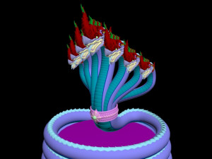 naga Modello 3D