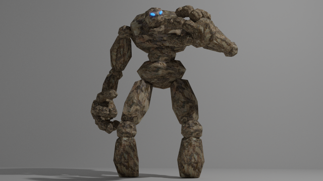 Golem Modello 3D .c4d .max .obj .3ds .fbx .stl .blend 