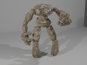 Golem Modello 3D