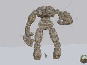 Golem Modello 3D