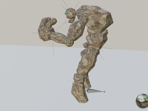 Golem Modello 3D