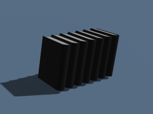 Set of bookshelves 3D मॉडल