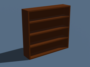 Set of bookshelves 3D मॉडल