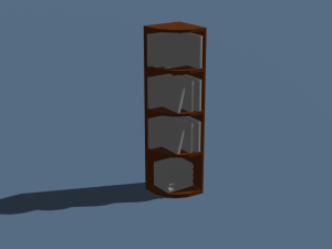 Set of bookshelves 3D मॉडल